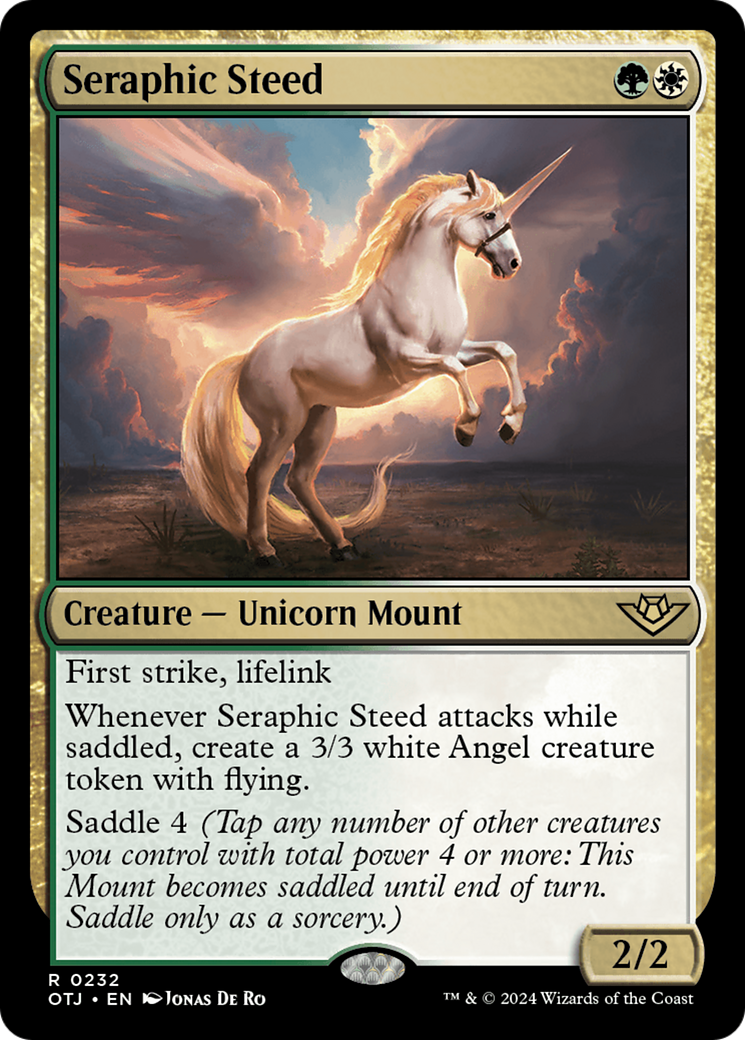 Seraphic Steed [Outlaws of Thunder Junction] | Lots Moore NSW