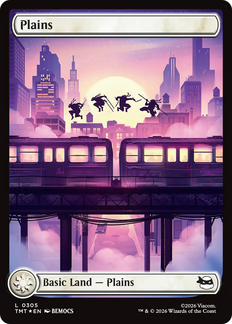 Plains (0305) (Surge Foil) [Teenage Mutant Ninja Turtles] | Lots Moore NSW