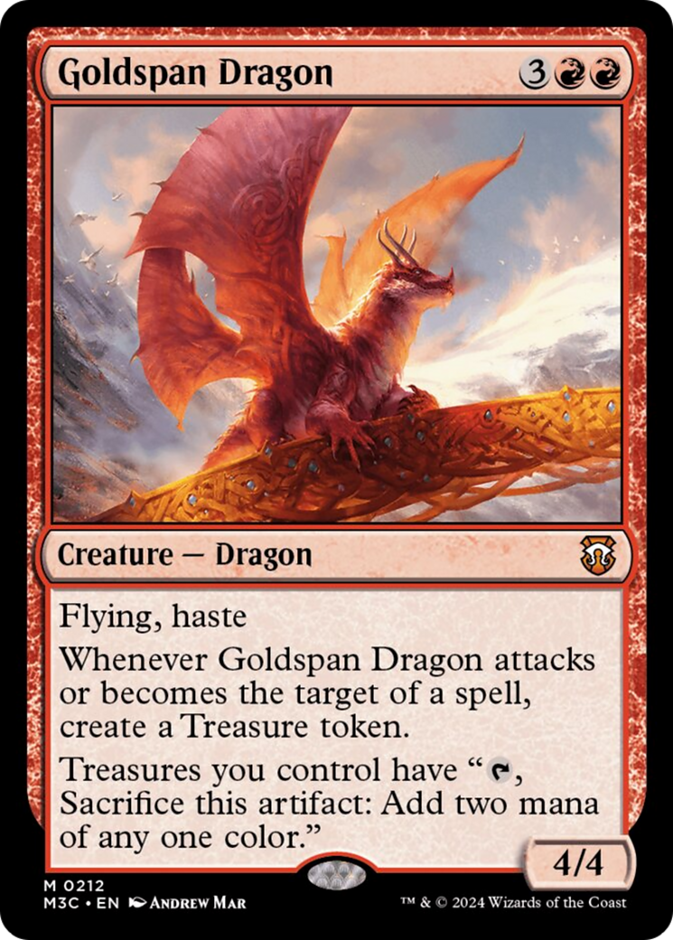 Goldspan Dragon [Modern Horizons 3 Commander] | Lots Moore NSW