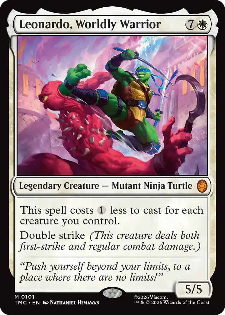 Leonardo, Worldly Warrior [Teenage Mutant Ninja Turtles Commander] | Lots Moore NSW