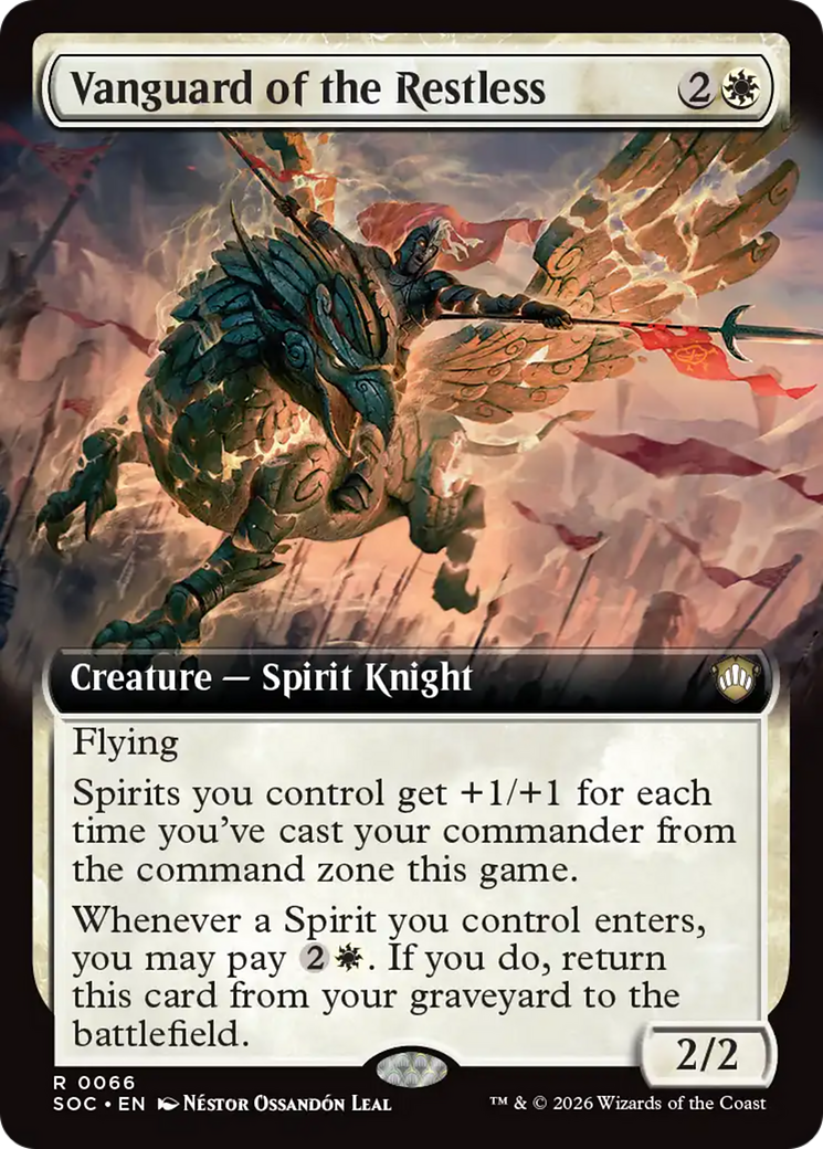 Vanguard of the Restless (Extended Art) [Secrets of Strixhaven Commander] | Lots Moore NSW