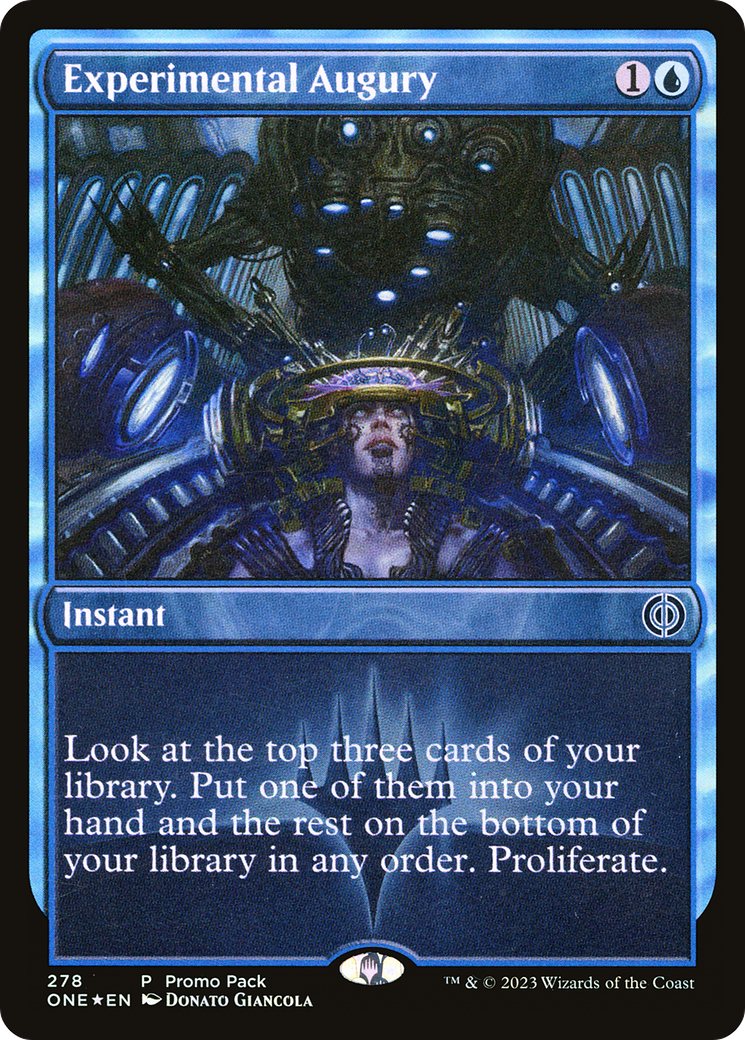 Experimental Augury (Promo Pack) [Phyrexia: All Will Be One Promos] | Lots Moore NSW