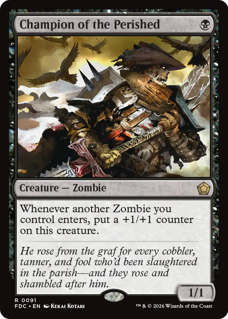 Champion of the Perished [Foundations Commander] | Lots Moore NSW