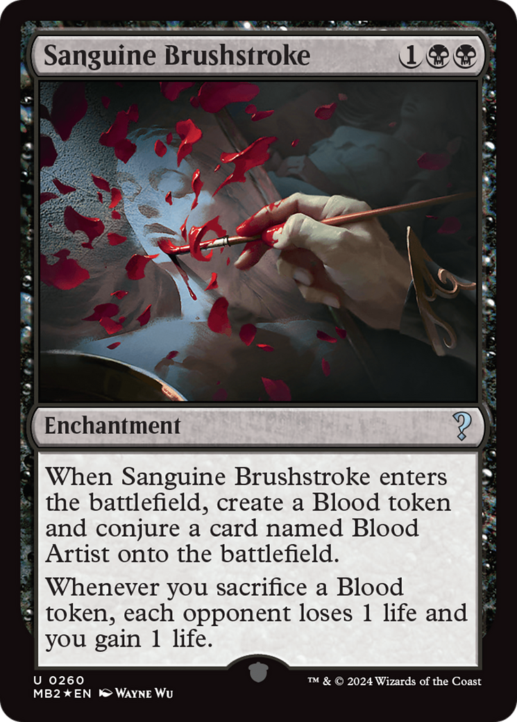 Sanguine Brushstroke [Mystery Booster 2] | Lots Moore NSW