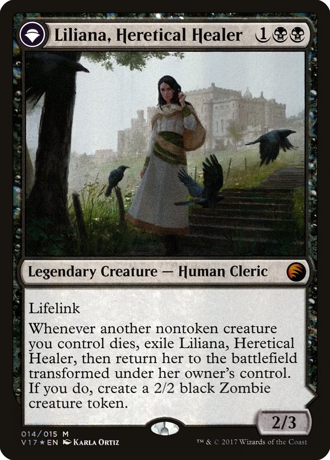 Liliana, Heretical Healer // Liliana, Defiant Necromancer [From the Vault: Transform] | Lots Moore NSW