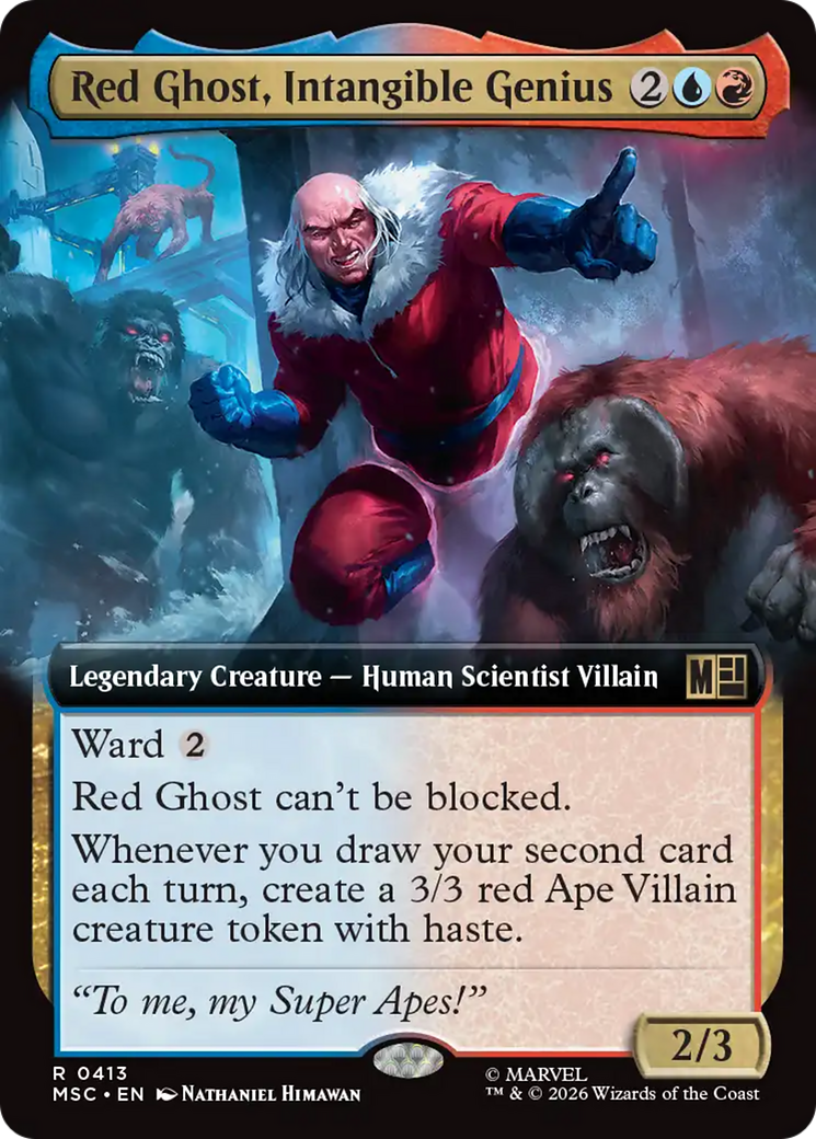 Red Ghost, Intangible Genius (Extended Art) [Marvel Super Heroes Commander] | Lots Moore NSW