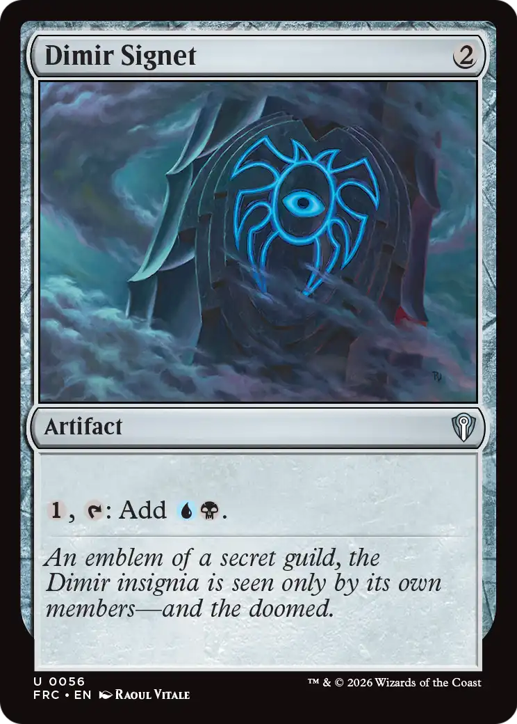 Dimir Signet [Reality Fracture Commander] | Lots Moore NSW