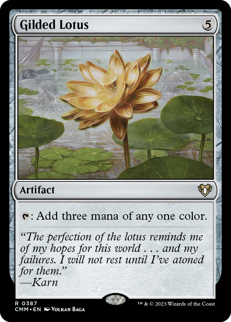 Gilded Lotus [Commander Masters] | Lots Moore NSW