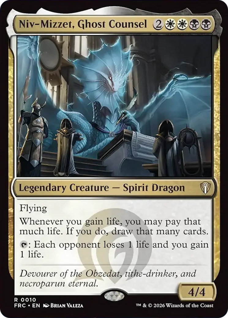 Niv-Mizzet, Ghost Counsel [Reality Fracture Commander] | Lots Moore NSW