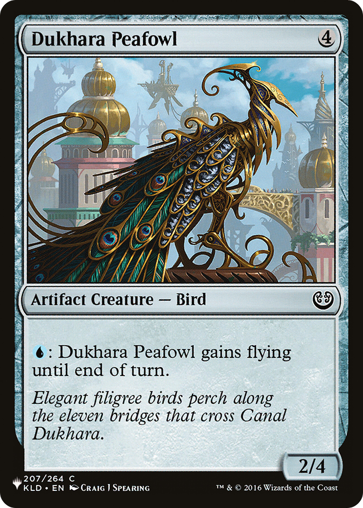 Dukhara Peafowl [The List Reprints] | Lots Moore NSW