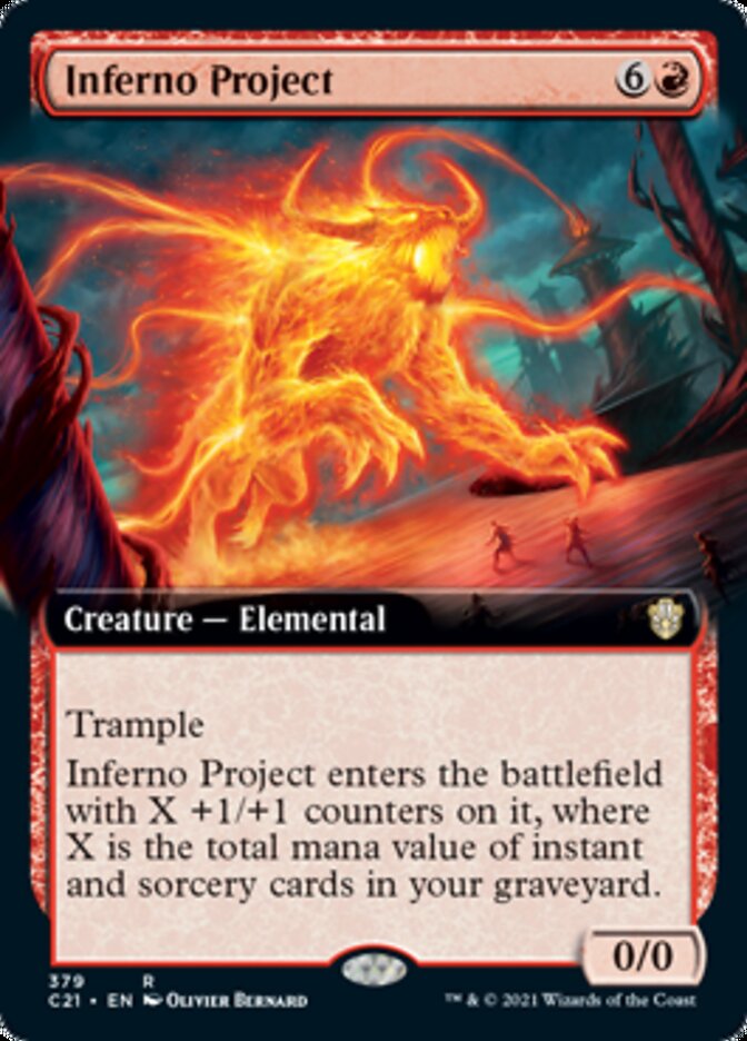 Inferno Project (Extended Art) [Commander 2021] | Lots Moore NSW