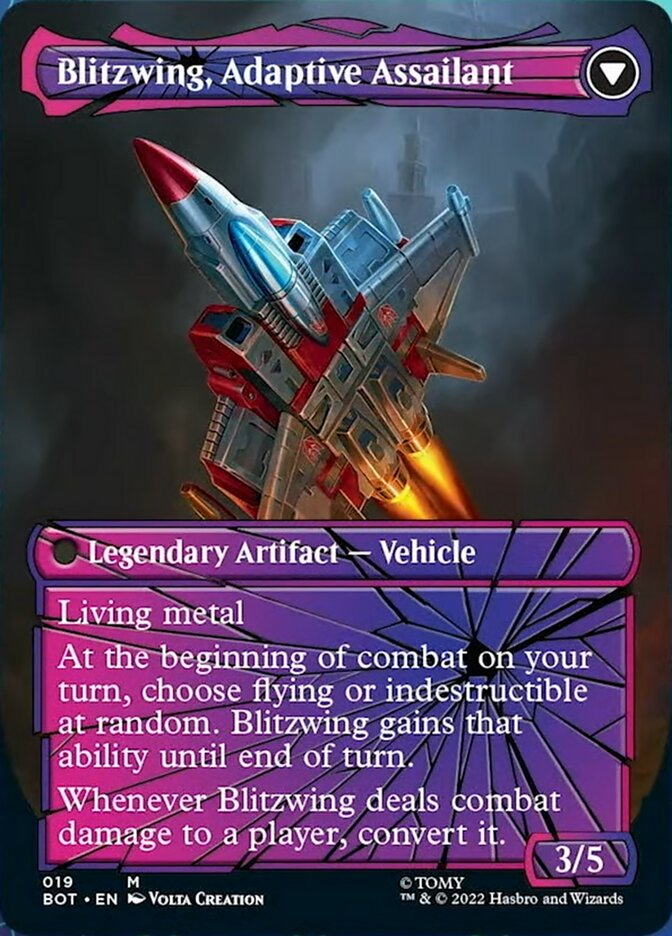 Blitzwing, Cruel Tormentor // Blitzwing, Adaptive Assailant (Shattered Glass) [Transformers] | Lots Moore NSW
