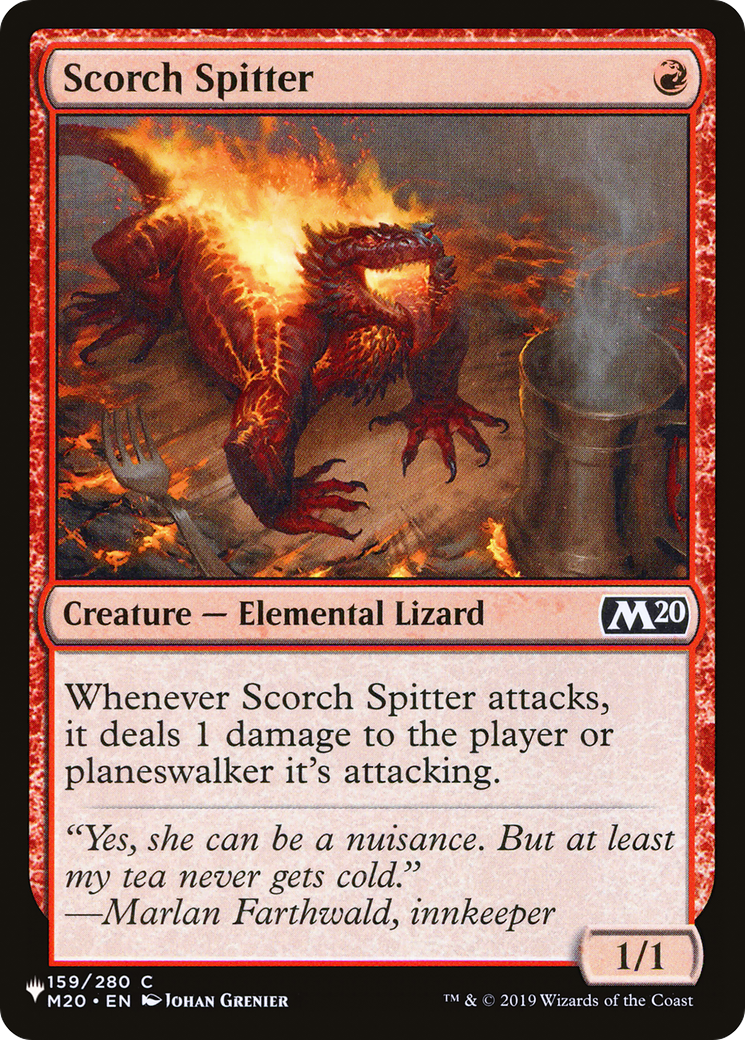 Scorch Spitter [The List] | Lots Moore NSW
