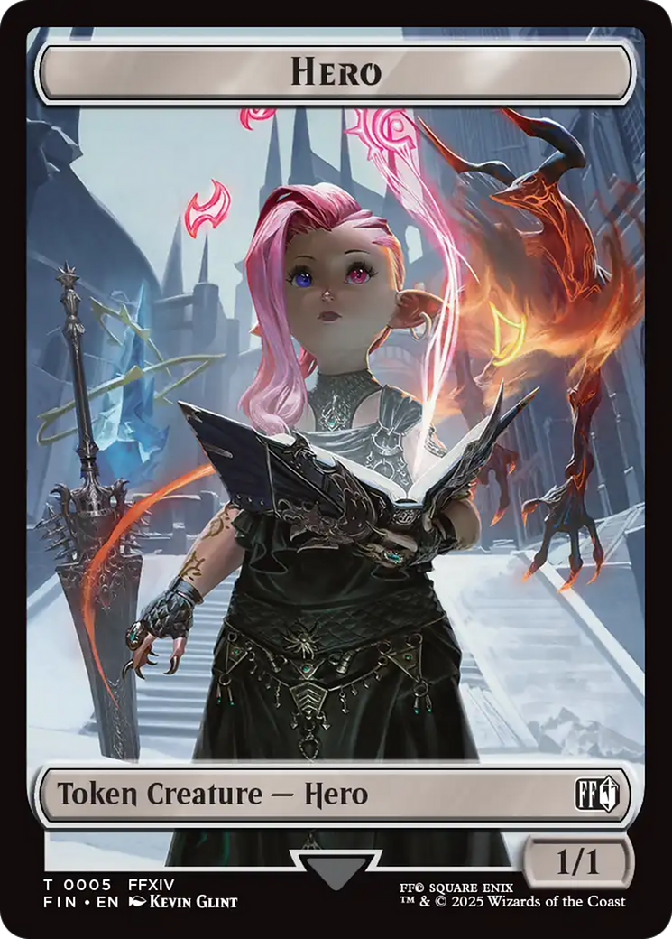 Hero (0005) // Food Double-Sided Token [FINAL FANTASY Tokens] | Lots Moore NSW