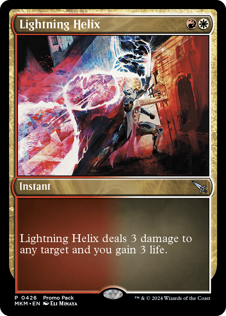 Lightning Helix (Promo Pack) [Murders at Karlov Manor Promos] | Lots Moore NSW