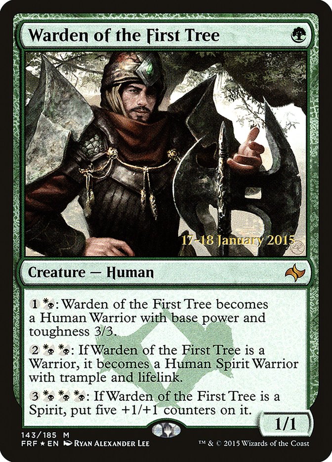 Warden of the First Tree [Fate Reforged Prerelease Promos] | Lots Moore NSW