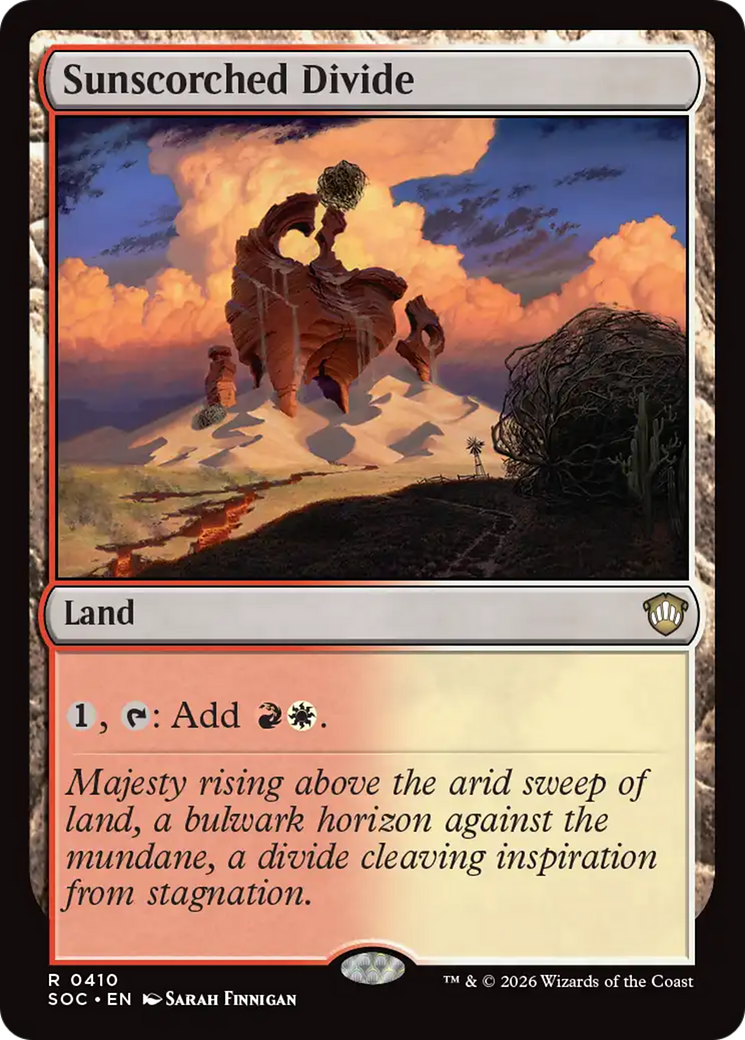 Sunscorched Divide [Secrets of Strixhaven Commander] | Lots Moore NSW