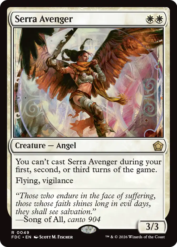Serra Avenger [Foundations Commander] | Lots Moore NSW