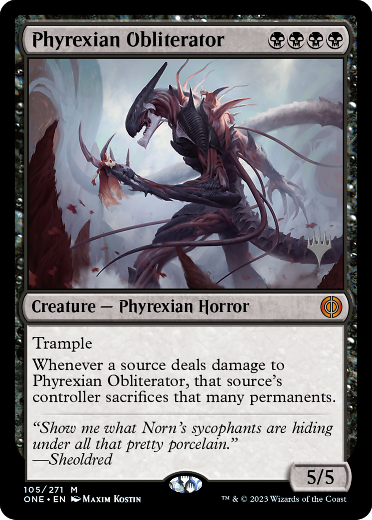 Phyrexian Obliterator (Promo Pack) [Phyrexia: All Will Be One Promos] | Lots Moore NSW