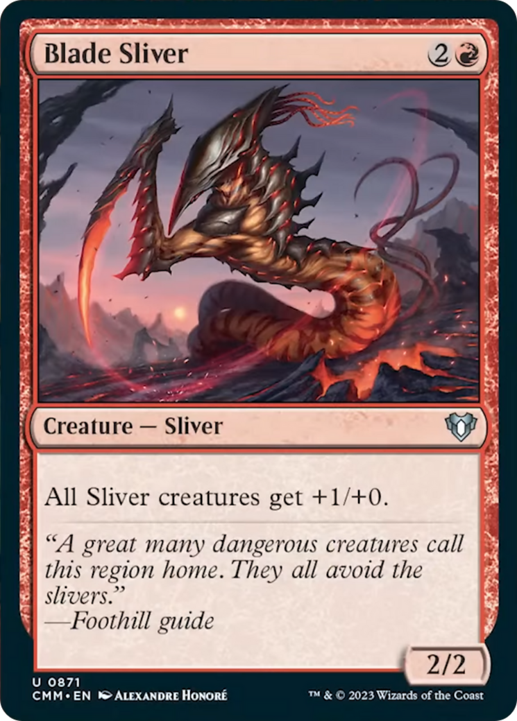 Blade Sliver [Commander Masters] | Lots Moore NSW