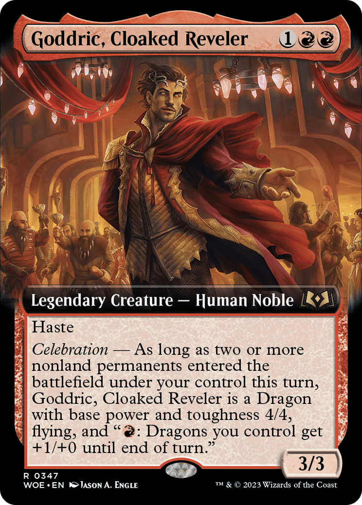 Goddric, Cloaked Reveler (Extended Art) [Wilds of Eldraine] | Lots Moore NSW