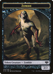 Demon (012/036) // Zombie (016/036) Double-Sided Token [Commander 2014 Tokens] | Lots Moore NSW