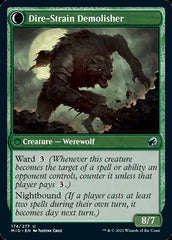 Burly Breaker // Dire-Strain Demolisher [Innistrad: Midnight Hunt] | Lots Moore NSW