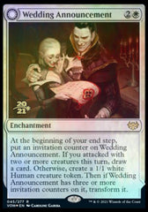 Wedding Announcement // Wedding Festivity [Innistrad: Crimson Vow Prerelease Promos] | Lots Moore NSW