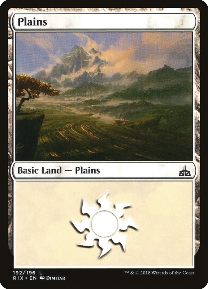 Plains (192) [Rivals of Ixalan] | Lots Moore NSW