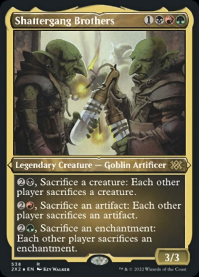 Shattergang Brothers (Foil Etched) [Double Masters 2022] | Lots Moore NSW
