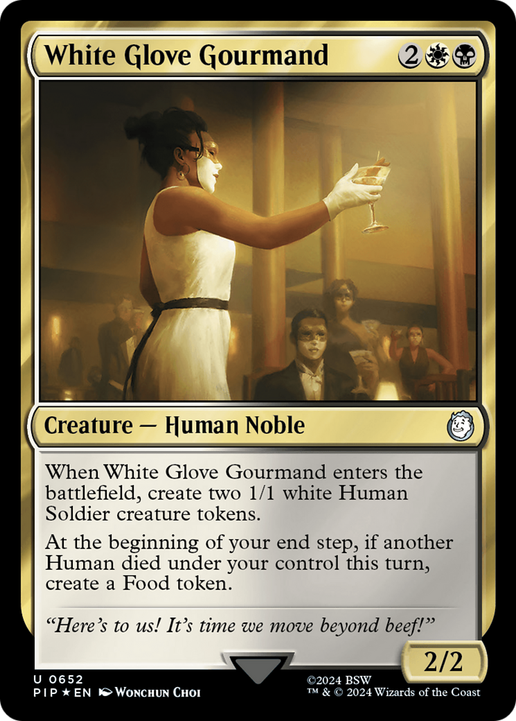 White Glove Gourmand (Surge Foil) [Fallout] | Lots Moore NSW