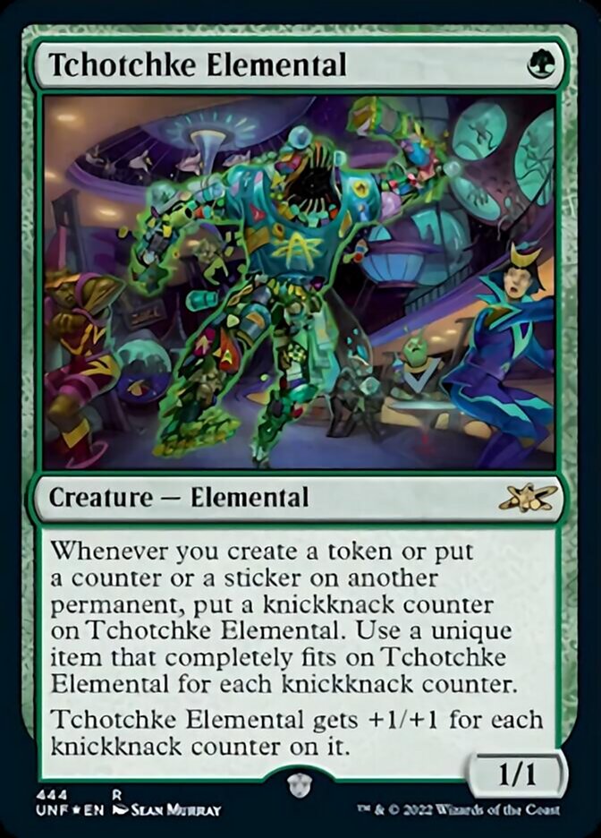 Tchotchke Elemental (Galaxy Foil) [Unfinity] | Lots Moore NSW