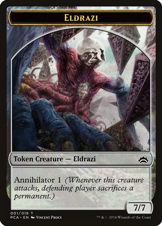 Eldrazi Spawn (003) // Eldrazi Double-Sided Token [Planechase Anthology Tokens] | Lots Moore NSW