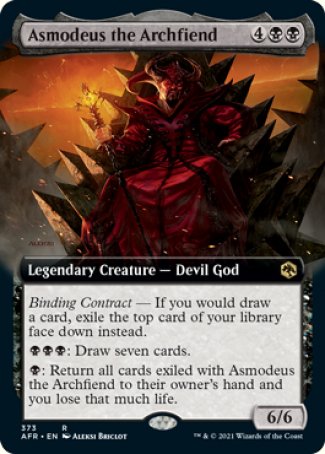 Asmodeus the Archfiend (Extended Art) [Dungeons & Dragons: Adventures in the Forgotten Realms] | Lots Moore NSW