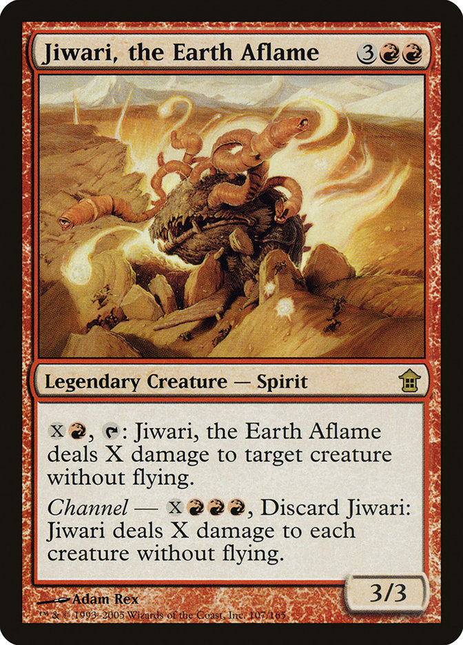 Jiwari, the Earth Aflame [Saviors of Kamigawa] | Lots Moore NSW