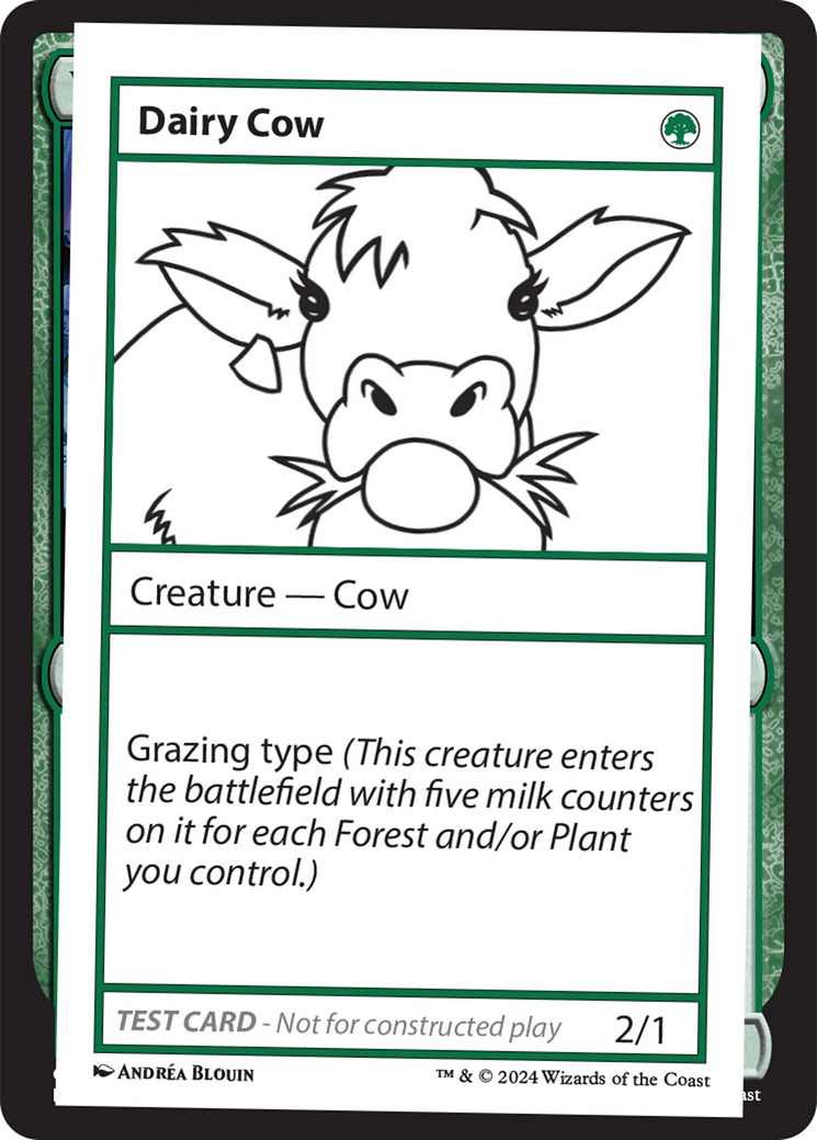 Dairy Cow [Mystery Booster 2 Playtest Cards] | Lots Moore NSW