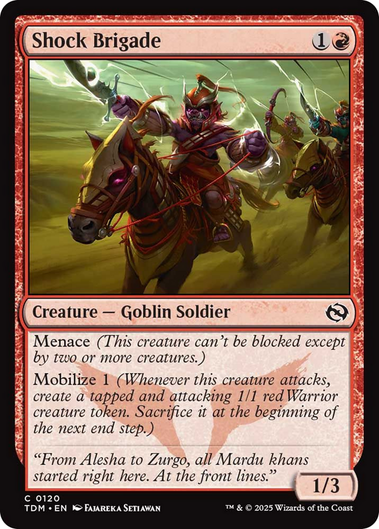 Shock Brigade [Tarkir: Dragonstorm] | Lots Moore NSW