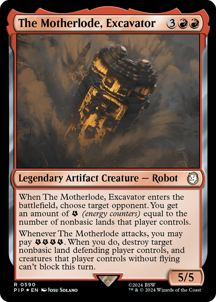 The Motherlode, Excavator (Surge Foil) [Fallout] | Lots Moore NSW