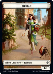 Human // Beast Double-Sided Token [Challenger Decks 2021 Tokens] | Lots Moore NSW