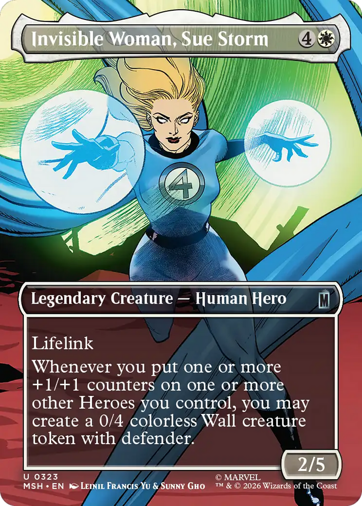 Invisible Woman, Sue Storm (Borderless) [Marvel Super Heroes] | Lots Moore NSW