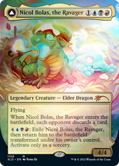 Nicol Bolas, the Ravager // Nicol Bolas, the Arisen (Borderless) [Secret Lair: From Cute to Brute] | Lots Moore NSW