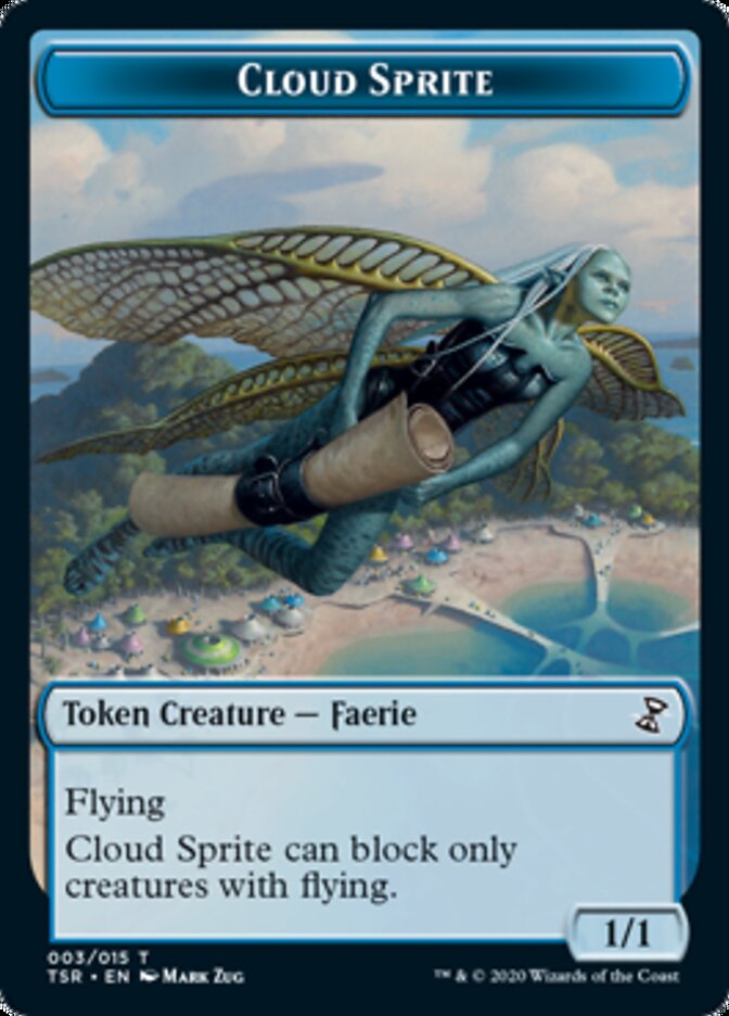 Cloud Sprite Token [Time Spiral Remastered Tokens] | Lots Moore NSW