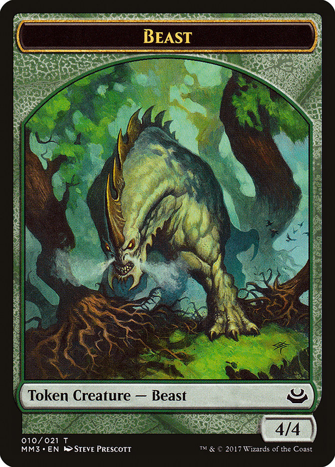 Beast Token (010/021) [Modern Masters 2017 Tokens] | Lots Moore NSW