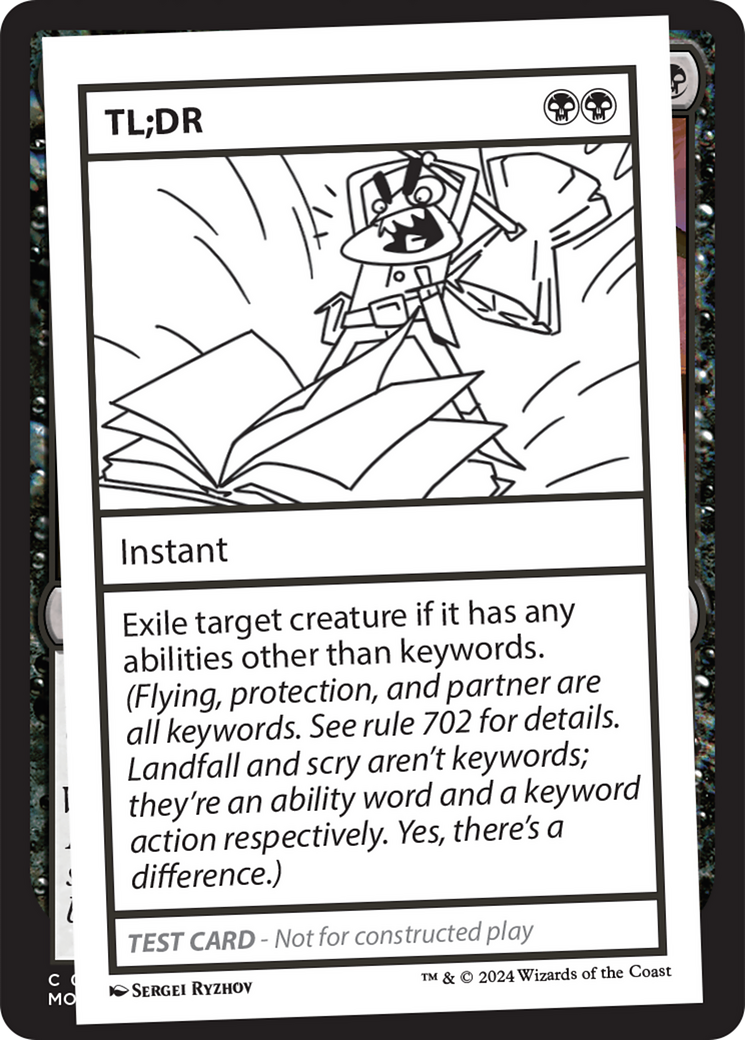 TL;DR [Mystery Booster 2 Playtest Cards] | Lots Moore NSW