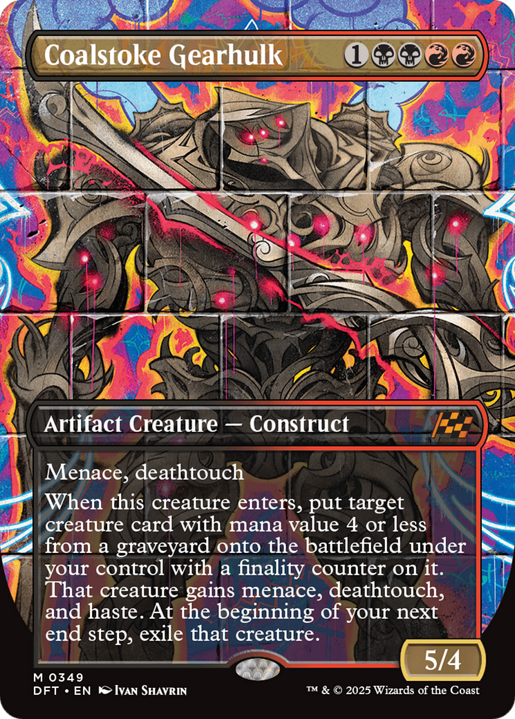 Coalstoke Gearhulk (Borderless) [Aetherdrift] | Lots Moore NSW