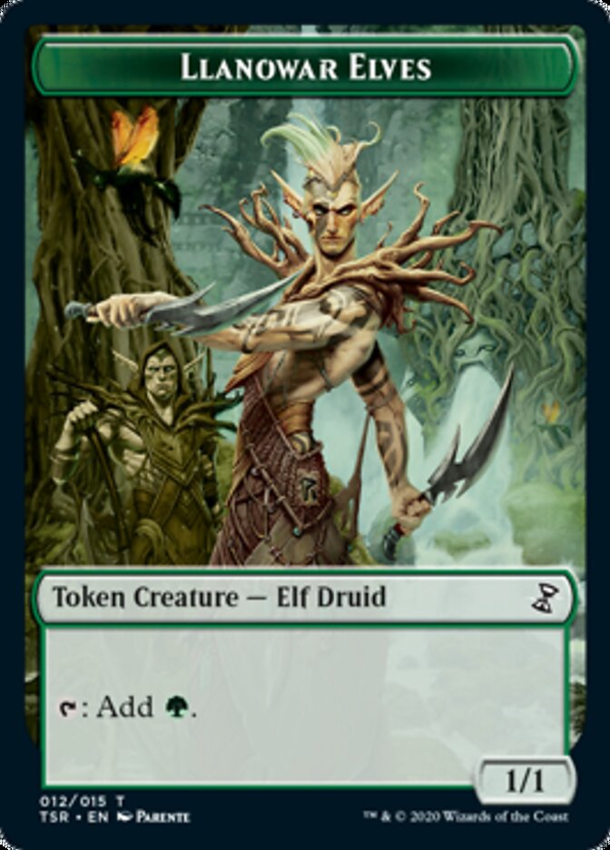 Llanowar Elves Token [Time Spiral Remastered Tokens] | Lots Moore NSW