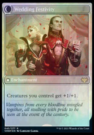 Wedding Announcement // Wedding Festivity [Innistrad: Crimson Vow Prerelease Promos] | Lots Moore NSW