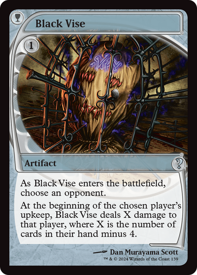 Black Vise (Future Sight) [Mystery Booster 2] | Lots Moore NSW