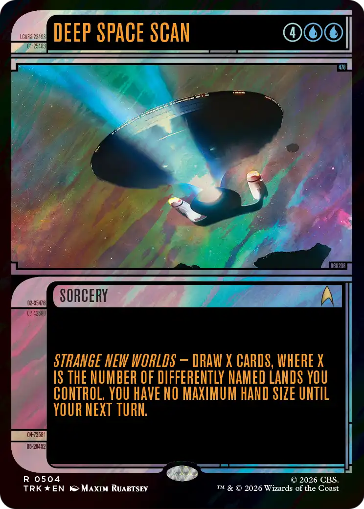 Deep Space Scan (Showcase) (Surge Foil) [Star Trek] | Lots Moore NSW