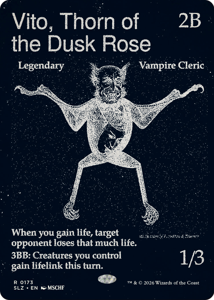 Vito, Thorn of the Dusk Rose (0173) [Secret Lair x MSCHF: The Zeta Set] | Lots Moore NSW